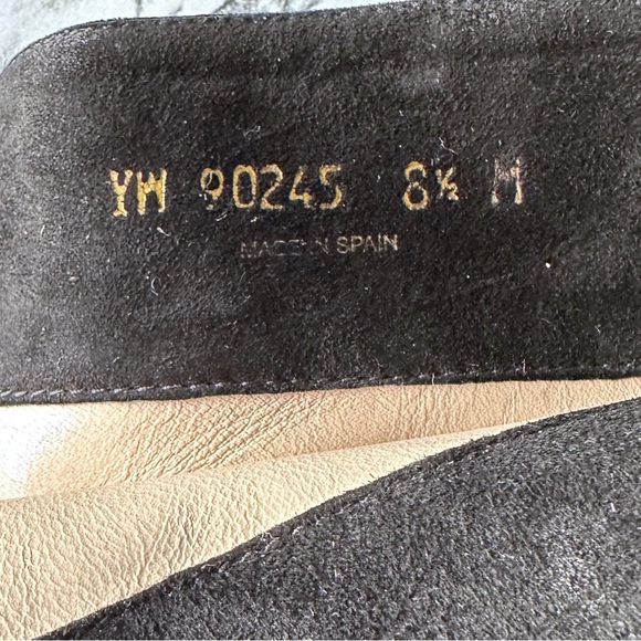 Stuart Weitzman Juniper Black Suede Boot Size 8.5 - Picture 7 of 12